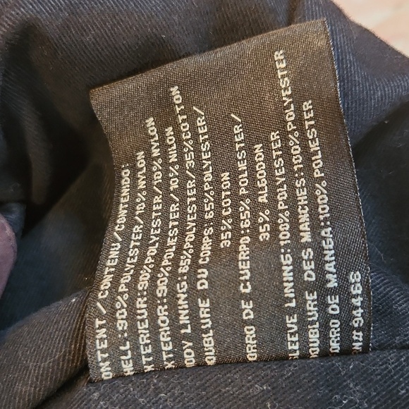 Liz Claiborne purple microfiber hoodless  zip up jacket size large - Picture 16 of 16